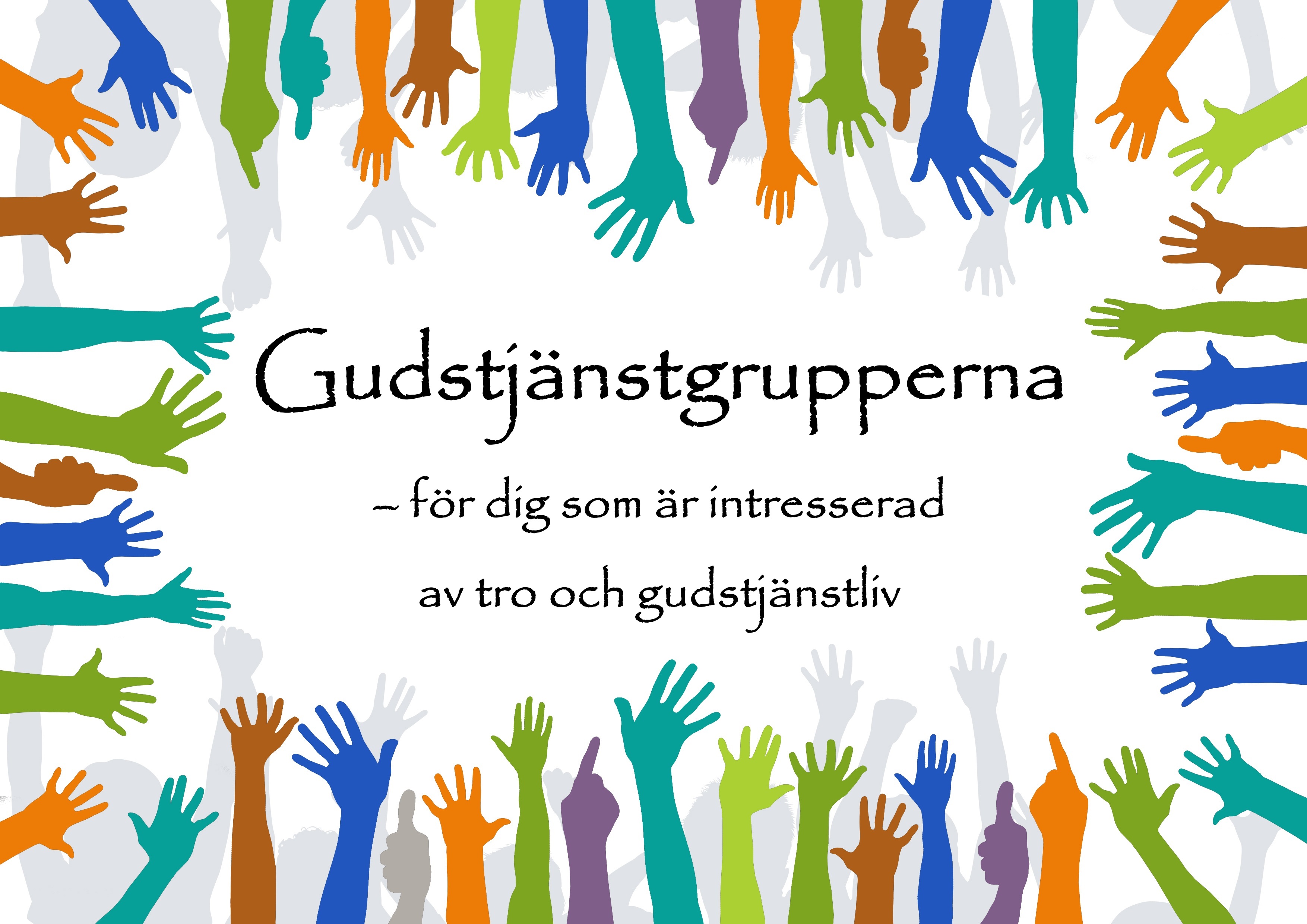 En ram av händer som pekar mot texten: 